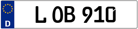 Truck License Plate